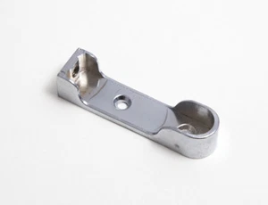 Chrom CP Buchse Top Fix Oval 75mm Länge Stange Größe 16mm Durchmesser Packung 2 - Imagen 1 de 1