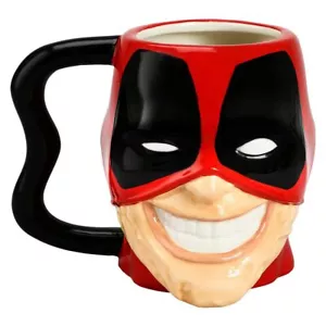 Marvel - Deadpool 16oz. Sculpted Head Ceramic Mug - Picture 1 of 1