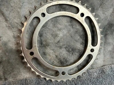Aluminum  130 BCD 42t CHAINRING Sprocket Vintage Road Racing Bike - Image 1 of 4