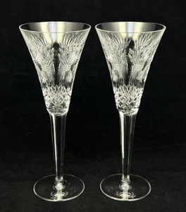 Waterford Crystal Millennium Series Prosperity Toasting Champagne Flute 2Pc Set - Picture 1 of 12