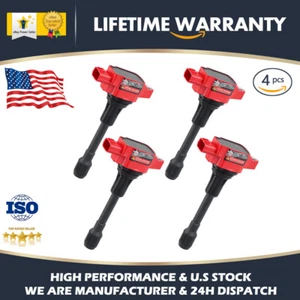 4 Ignition Coil UF549 Fits For Infiniti FX50 M56 Nissan Altima Cube Sentra 2.5L - Picture 1 of 11