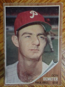1962? Topps #146 Don Demeter Philadelphia Phillies MLB Baseballkarte - Bild 1 von 4