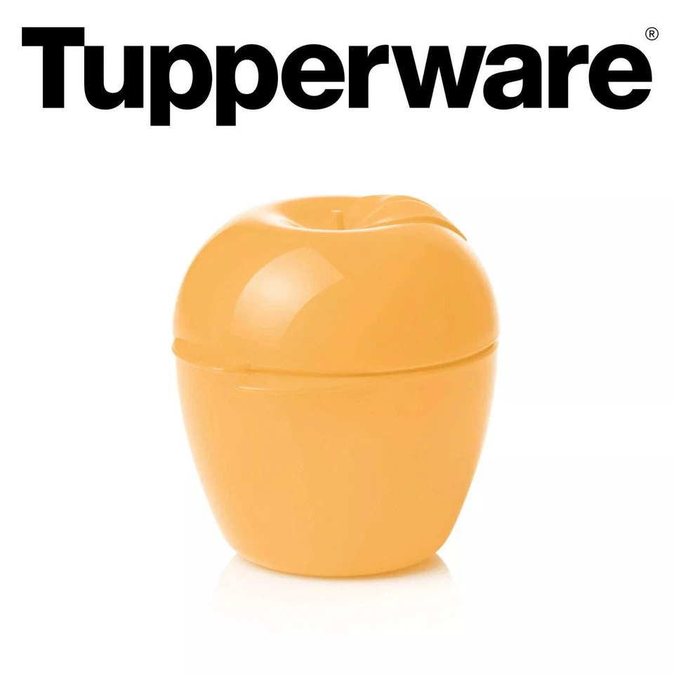 TUPPERWARE To Go Obstbox Apfel orange Apfeldose Dose Behälter box - Bild 1 von 1
