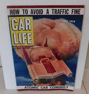 July 1954 Car Life Magazine Are Atomic Cars Coming? - Picture 1 of 4
