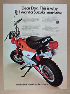1971 Suzuki Trailhopper 50 Mini-Bike vintage print Ad - Picture 1 of 1