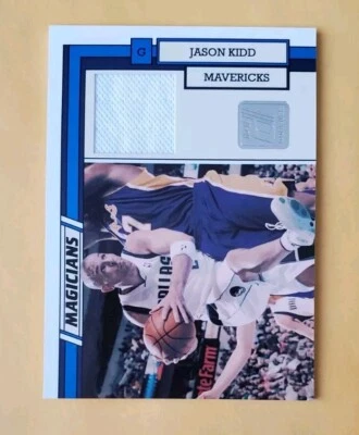 2010-11 Donruss Magicians Materials /299 Jason Kidd #2 HOF Jersey SP  - Image 1 of 4