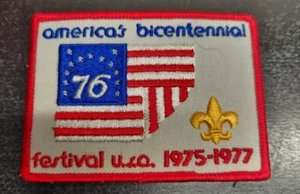 America's Bicentennial Festival 1975-1977 Boy Scouts Patch - Bild 1 von 4