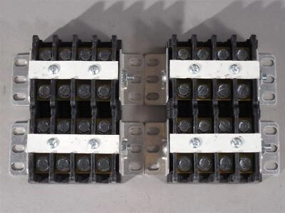LOT of 4 Curtis 4 Position Terminal Block Strip CDM Medium Power - Image 1 of 4