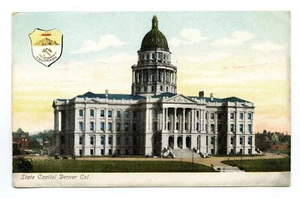 State Capitol, Denver, Colorado - Antique Undivided Back Postcard C - Picture 1 of 2