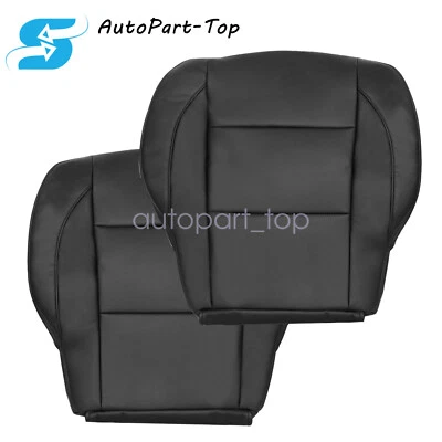 Cubierta de asiento inferior lateral negra para Nissan Titan SE XE LE 2005-2015 (2 PIEZAS) Foto 1 de 4