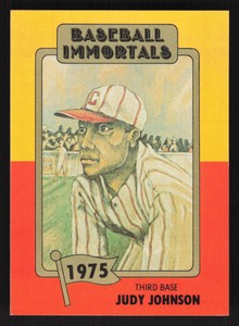 1980-87 SSPC HOF 1st Printing Judy Johnson #150 - Pittsburgh Crawfords