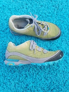 Ahnu Sugarpine Women's Size 7.5 Trail Running Athletic Air Mesh Vibram Green - Picture 1 of 7