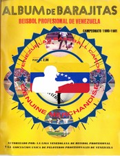 1980-81 UNCATALOGUED VENEZUELAN BASEBALL LEAGUE STICKER ALBUM 