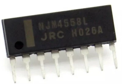 1pezzo NJM4558L JRC original NJM 4558L INTEGRATO 4558 DUAL OPERATIONAL AMPLIFIER