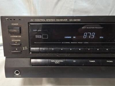 Technics SA-GX130 Stereo Receiver AV Control Amplifier, Vintage, Powers On - Image 1 of 4