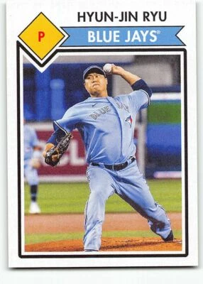2021 Topps 582 Montgomery Club Set #5 Hyun-Jin Ryu Toronto Blue Jays - Image 1 of 2