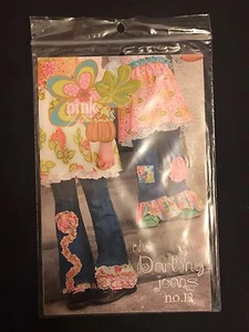 Pink Fig♡Sewing Pattern #12♡The Darling Jeans♡One Size Fits All♡New♡2 Styles - Bild 1 von 2