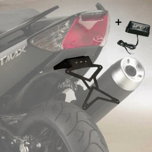 KIT PORTATARGA REGOLABILE E LUCE TARGA YAMAHA 500 T-MAX 2008-2011 - Imagen 1 de 3