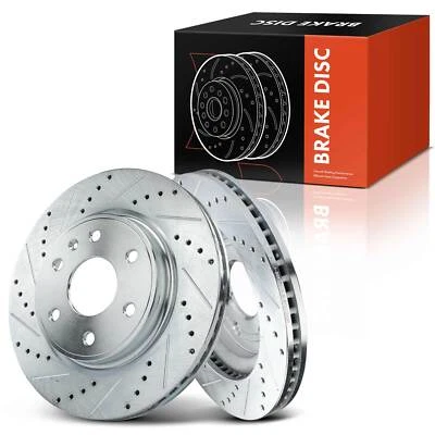 前钻转子适用于别克 Enclave 雪佛兰 Traverse GMC Acadia Saturn Outlook — 第 1/4 张图片