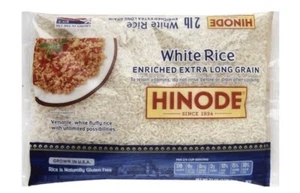 Hinode 2lb Enriched Extra Long Grain White Rice (Pack Of 8 Bags) - Picture 1 of 1
