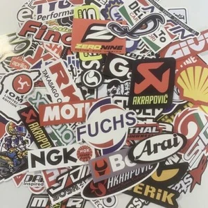 100Pc Motorsport Motocross Car Hot Rod Nhra Drag Racing Decals Stickers Pack Lot - Picture 1 of 12
