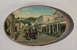 Vintage Mackinac Island Michigan hängende Holzscheibe Wandkunst - Bild 1 von 7
