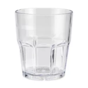 Vaso de rocas dobles de plástico transparente GET 9912-1-CL 12 oz - 24/Estuche - Imagen 1 de 3