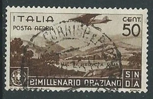1936 REGNO USATO POSTA AEREA ORAZIO 50 CENT - U37-7 - Picture 1 of 1