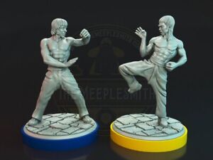 "Way of the Dragon" Bruce Lee and Chuck Norris Miniatures