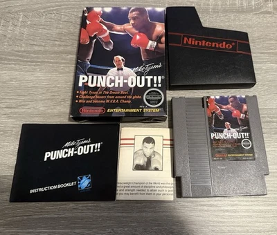 Mike Tyson's Punch-Out Nintendo NES Complete In Box CIB W Letter Tested Working - Image 1 of 4