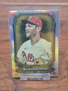 2024 Topps Allen&Ginter Trea Turner Philadelphia Phillies #50 Chrome Refractor  - Bild 1 von 2
