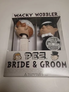 PEZ Wacky Wobbler Bride & Groom Limited Edition Set of 5000 New in Box - Picture 1 of 10