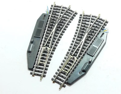Märklin 2261/2264 H0 K-Track Electric Turnout Pair L/R #dv67 - Image 1 of 4