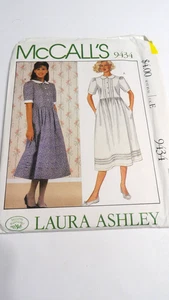 Vintage McCall's Laura Ashley Cottagecore Kleid Schnittmuster 9434 Gr. 10 UNGESCHNITTEN - Bild 1 von 3