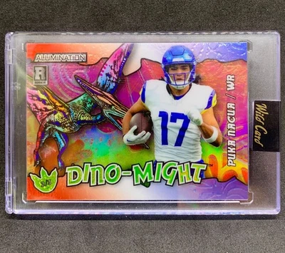 2023 Wild Card PUKA NACUA Alumination Dino Might Red Blue Prizm Rookie RC SP 2/3 - Image 1 of 2