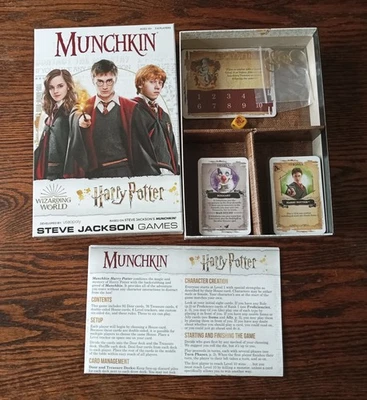 Harry Potter Munchkin Card Game Wizarding World - Complete - Image 1 of 4
