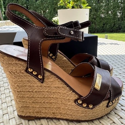 Salto espadrillas tamanho 37 Dsquard 85 mm - Imagem 1 de 4