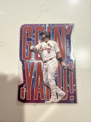 2023 Stadium Club Red Foil Goin Yard Albert Pujols - Image 1 of 2