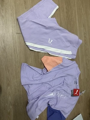 Puma Conjunto Leggings Y Camiseta Torcida Violeta Mujer Nuevo Con Etiquetas Foto 1 de 4