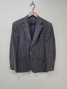 Ermenegildo Zegna Charcoal Gray Blazer Jacket Men's Size EU 50C US 40S - Picture 1 of 4