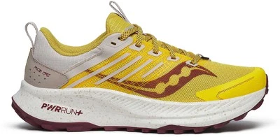 Saucony Ride TR2 Womens Trail Running Shoes Yellow Offroad Cushioned All-Terrain