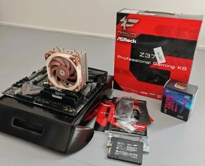 BUNDLE Motherboard ASrock Z370 K6 - Core i7 - SSD 500 GB - 16 GB Ram -Noctua FAN - Foto 1 di 14