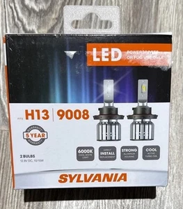 Sylvania H13 | 9008 LED Powersport Headlight Bulbs, Off-Road Use/Fog Lights -2PC - Picture 1 of 2