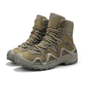 Men's Tactical Boots Combat Training Waterproof Breathable Hiking Shoes   - Picture 1 of 27