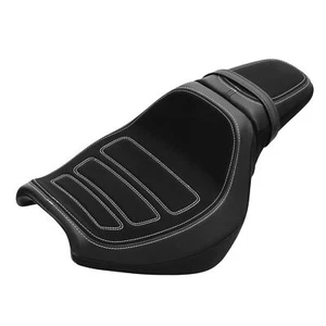 Asiento de conductor pasajero apto para Harley Fat Bob FXFB FXFBS 2018-Up 23 negro - Imagen 1 de 9