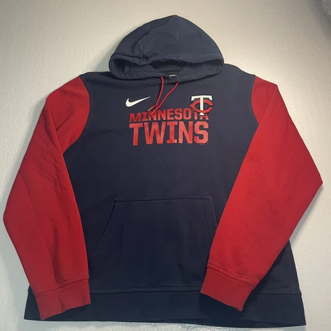 MLB MINNESOTA TWINS NIKE Sweatshirt HOODIE SIZE XXL 2XL Cover