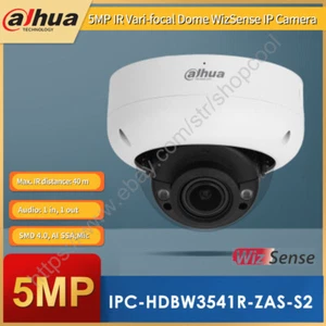 Micrófono incorporado con zoom para cámara IP Dahua 5MP 5x SMD4.0 IP67 IPC-HDBW3541R-ZAS-S2 - Imagen 1 de 6