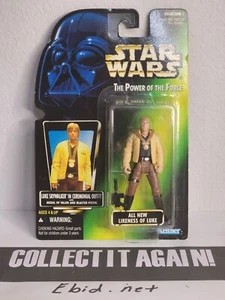 Star Wars 1996 POTF Green Card Luke Skywalker Ceremonial Japanese - Picture 1 of 5