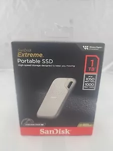 SanDisk 1TB Extreme Portable SSD - USB-C 3.2 -Grey - Brand New Factory Sealed! - Picture 1 of 6