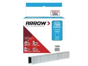 Arrow A50CT24 T50 Staples Ceiltile 13mm (Box 1250) ARRT50CTS - Picture 1 of 3